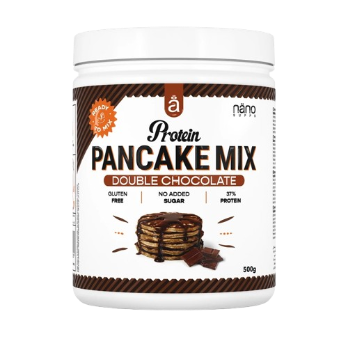 Nano Supps Protein Pancake Mix for Athletes High Protein Forty Percent Gluten Free No Added Sugar by NANO SUPPS