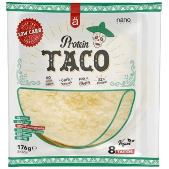 Nanosupps Protein Taco High Protein Low Carb Keto Friendly Meal for Fitness Enthusiasts by NANO SUPPS