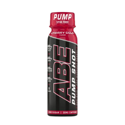 APPLIED NUTRITION Caffeine-Free Cherry Cola Pump Shot For Athletes By ABE Stim-Free Clean Energy And Peak Pump by APPLIED NUTRITION