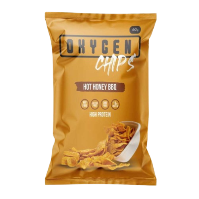 Oxygen High Protein Chips Sweet Chili Plant Based Vegan Snack For Athletes Gluten Free Nut Free Baked by OXYGEN