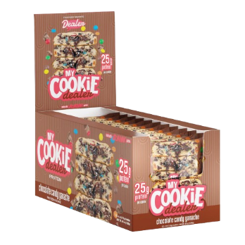 Protein Cookies Milk And Cookies By My Cookie Dealer High Protein Snack Box For Fitness Fans Box Of 12 by MY COOKIE DEALER
