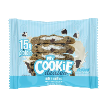 Protein-Packed Milk & Cookies Snack – 12 Delightful Bites by MY COOKIE DEALER