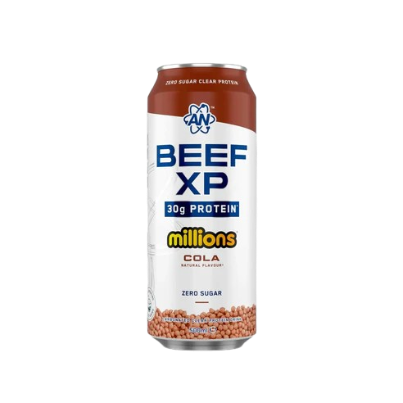 BEEF XP Ready to Drink Pineapple Protein Boost for Athletes with 30g Beef Protein and Zero Sugar by APPLIED NUTRITION