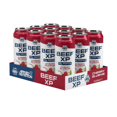 BEEF XP Ready to Drink Pineapple Protein Boost for Athletes with 30g Beef Protein and Zero Sugar by APPLIED NUTRITION