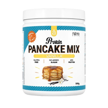 Nano Supps Protein Pancake Mix for Athletes High Protein Forty Percent Gluten Free No Added Sugar by NANO SUPPS