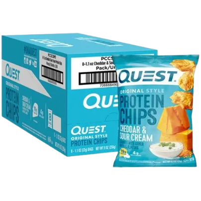 Quest Tortilla Style Protein Chips Spicy Lime 20g Protein Low Sugar Low Carb Post Workout Snack For Fitness Enthusiasts by QUEST NUTRITION