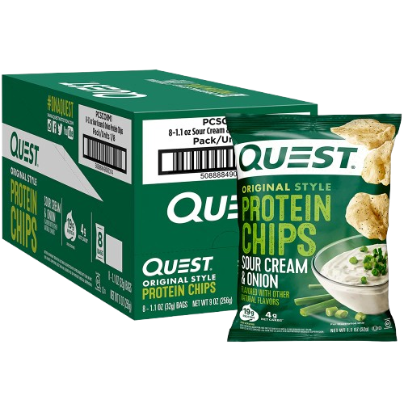 Quest Tortilla Style Protein Chips Spicy Lime 20g Protein Low Sugar Low Carb Post Workout Snack For Fitness Enthusiasts by QUEST NUTRITION