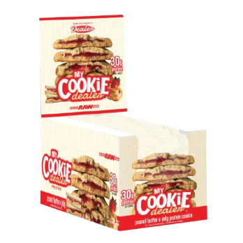 Protein Cookies Milk And Cookies By My Cookie Dealer High Protein Snack Box For Fitness Fans Box Of 12 by MY COOKIE DEALER