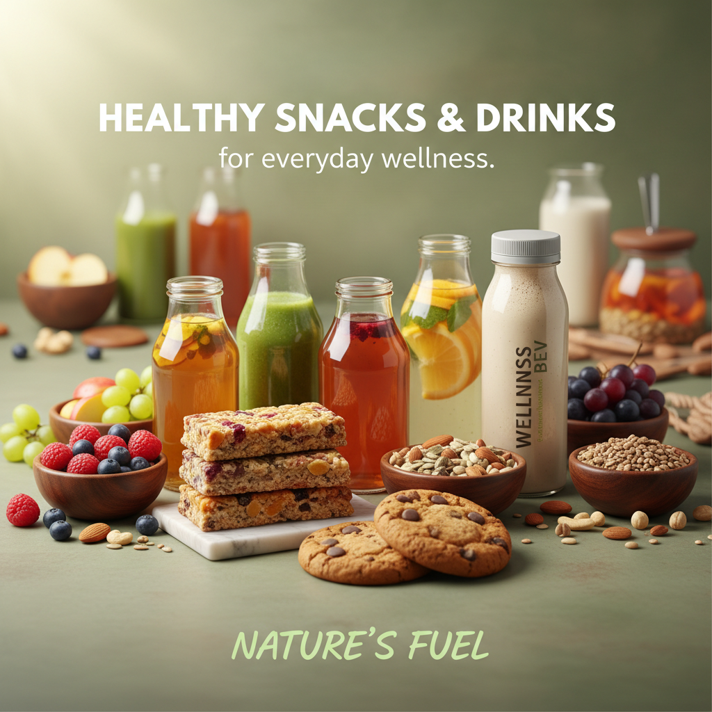 Healthy Snacks & Drinks