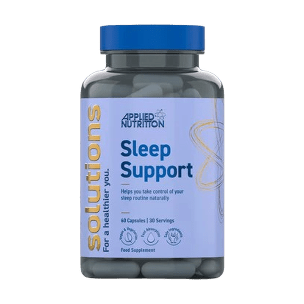 Herbal Sleep Support Capsules Chamomile Lemon Balm Ashwagandha L Theanine - Right Dose supplements