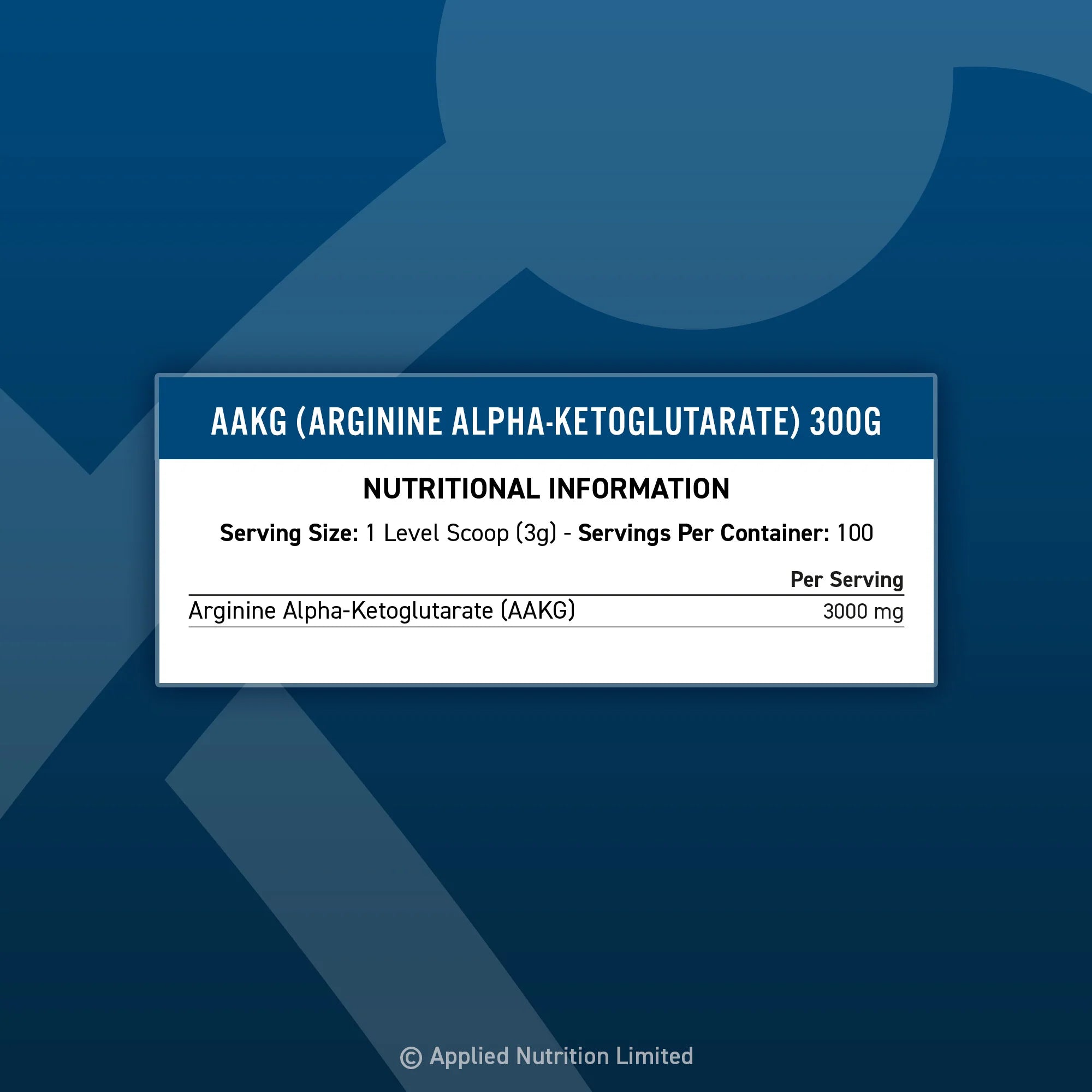 Ultimate AAKG Muscle Pump & Performance Enhancer Supplement by APPLIED NUTRITION