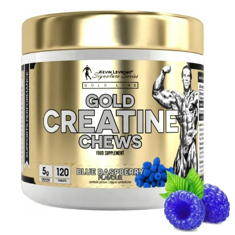 Kevin Levrone Gold Creatine Chews 120 Tablets – Blue Raspberry