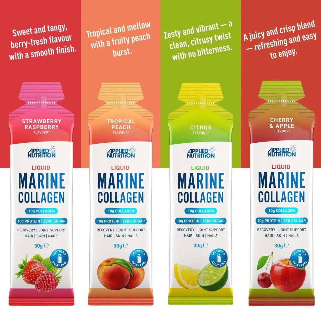 Applied Nutrition Liquid Marine Collagen Sticks For Radiant Skin Wild Caught Formula For Women by APPLIED NUTRITION