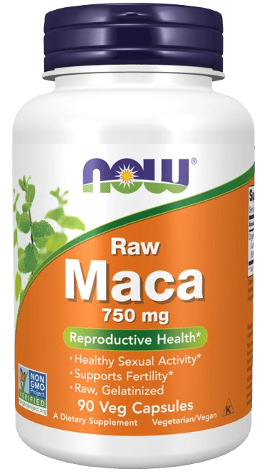 Maca 750 Mg Raw Veg Capsules for Energy Stamina and Hormonal Balance - Right Dose supplements