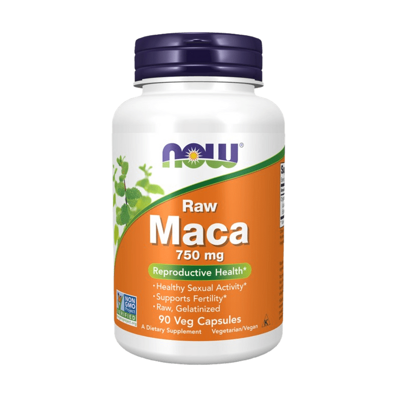Maca 750 Mg Raw Veg Capsules for Energy Stamina and Hormonal Balance - Right Dose supplements