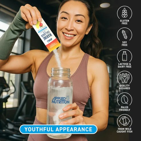 Marine Collagen Sticks Applied Nutrition For Women Radiant Skin Daily Beauty Ritual by APPLIED NUTRITION