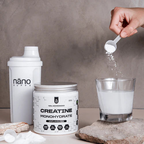 Nano Creatine Monohydrate 100 Servings Ultra Power For Athletes And Gym Enthusiasts by NANO SUPPS