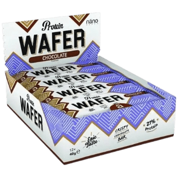 Nanosupps Protein Wafer High Protein Snack For Fitness Enthusiasts Crunchy Chocolate Delight by NANO SUPPS