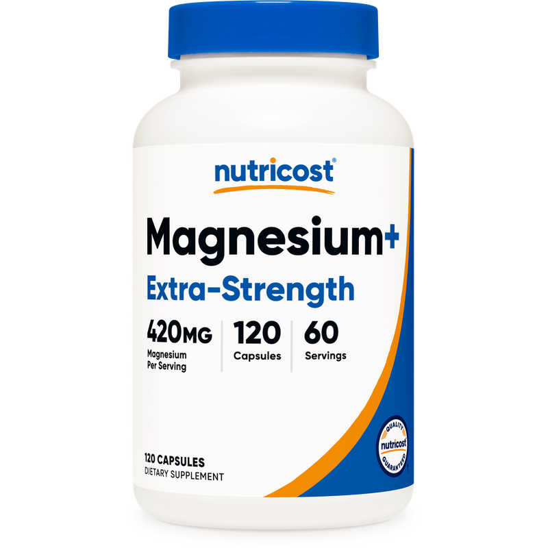 Nutricost Magnesium + Extra Strength 420mg
