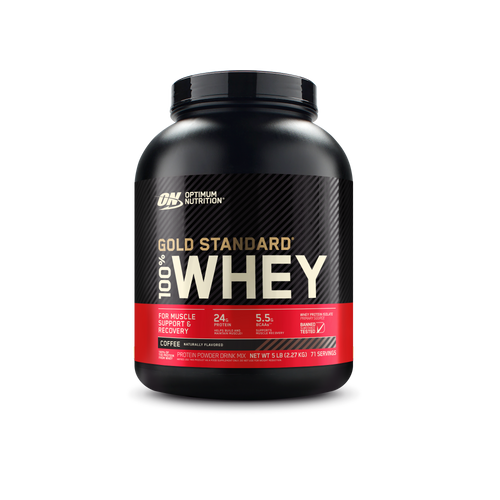 Optimum Nutrition Gold Standard 100 Percent Whey Protein For Athletes Muscle Growth 24 Grams Per Serving 5 Pounds by ON NUTRITION