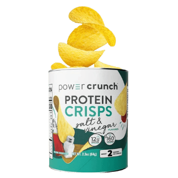 Power Crunch Protein Crisps Barbecue Smoked Flavor High Protein Snack 12g Per Serving 160 Calories For Fitness Fans by POWER CRUNCH