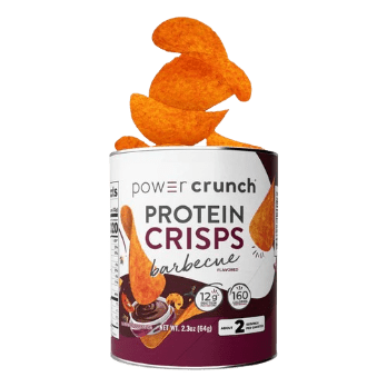 Power Crunch Protein Crisps Barbecue Smoked Flavor High Protein Snack 12g Per Serving 160 Calories For Fitness Fans by POWER CRUNCH