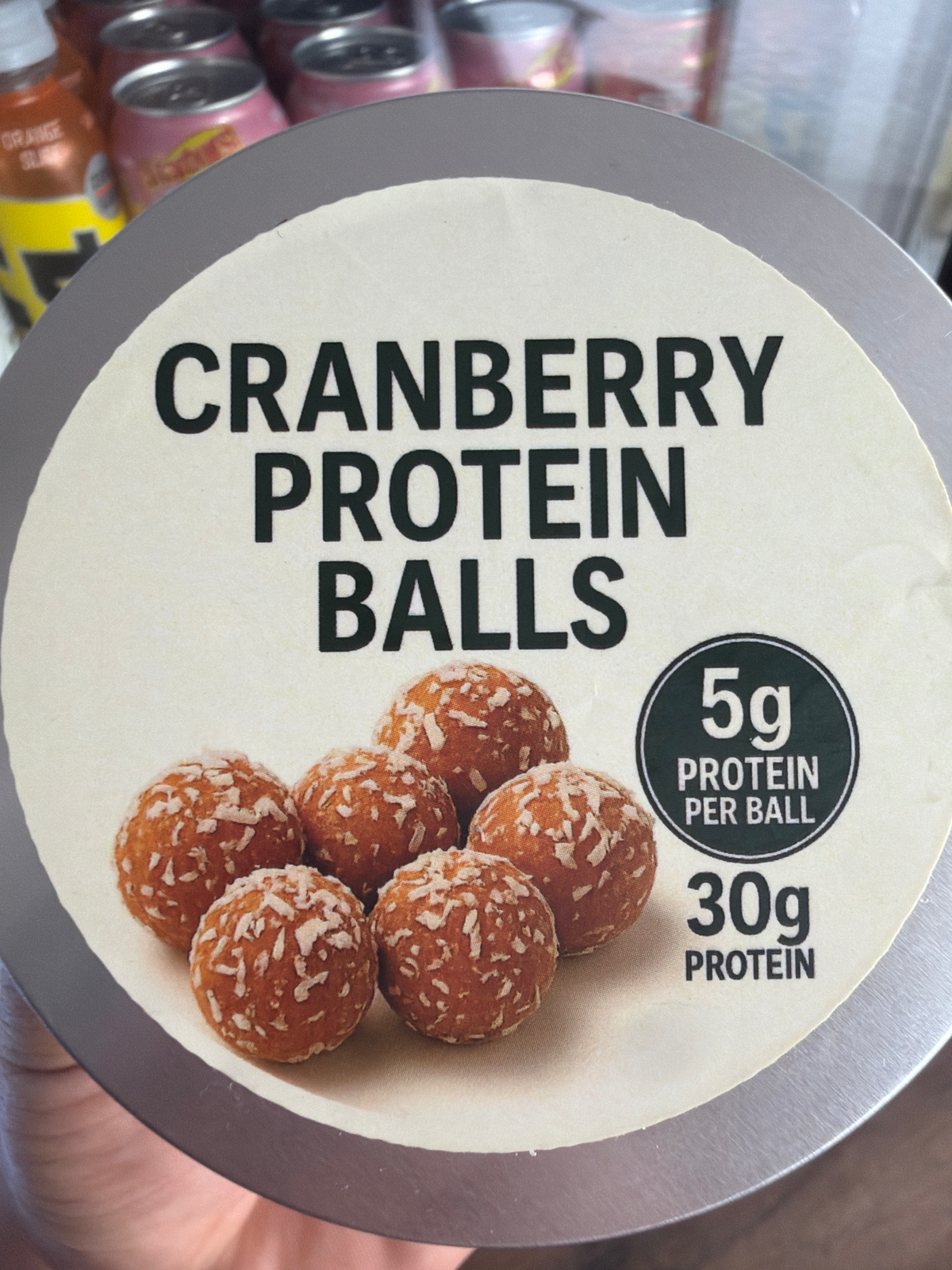 Pure Delight Protein Balls – Cranberry