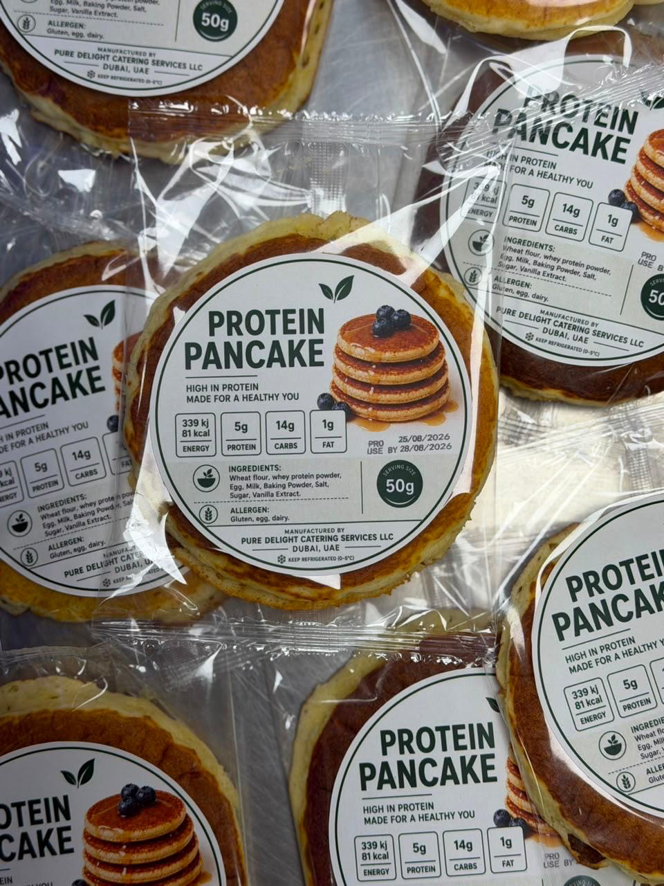 Pure Delight Protein Pancakes (4 pcs)