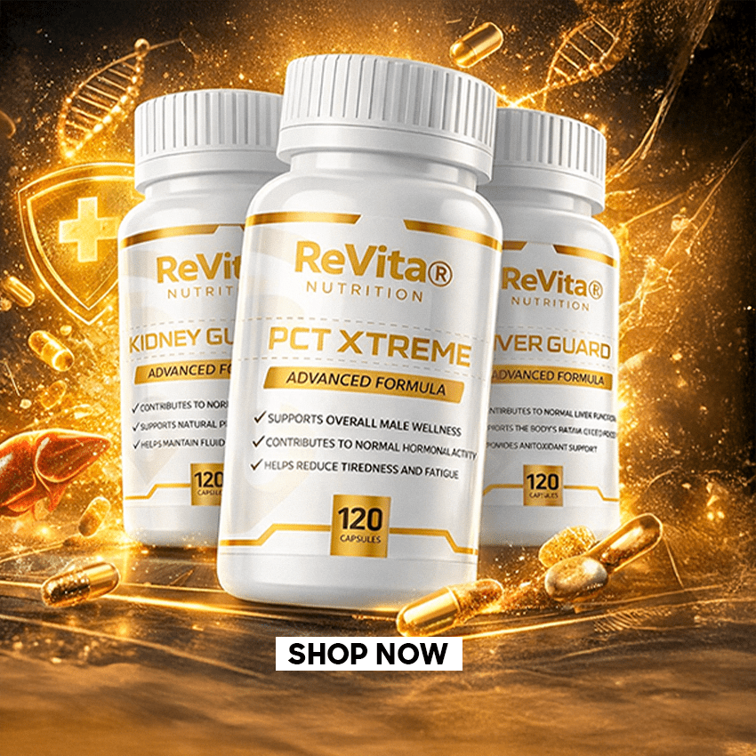 ReVita Liver Guard Kidney Guard PCT Xtreme Bundle for Athletes and Bodybuilders Protects Active Organs - Right Dose supplements