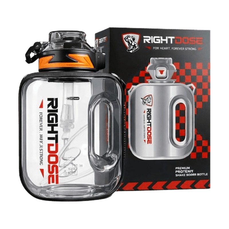 Right Dose 2100ML Water Bottle Large Capacity Hydration For Training - Right Dose supplements