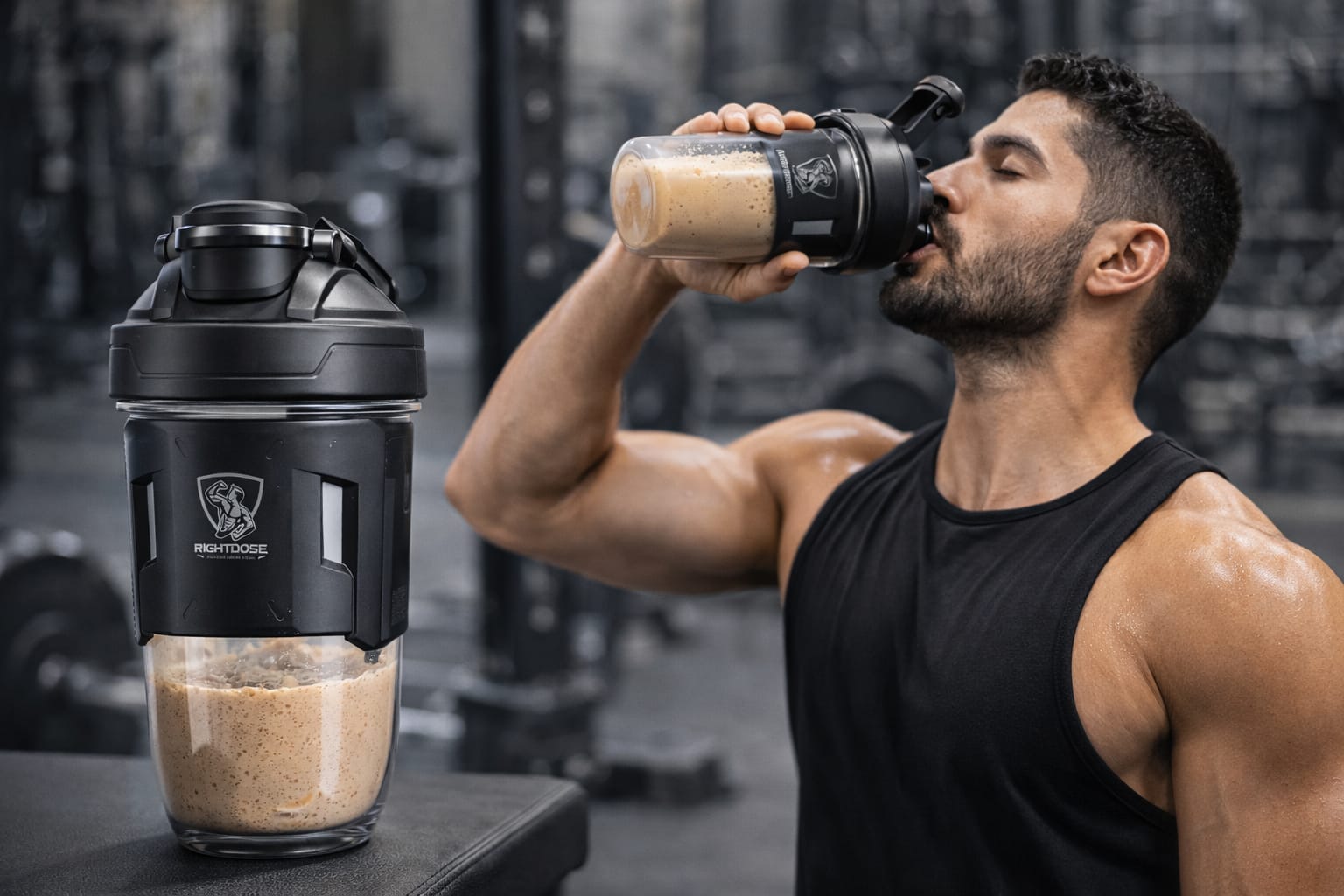 Right Dose Shaker 700ml Premium Protein Shake Bottle - Right Dose supplements