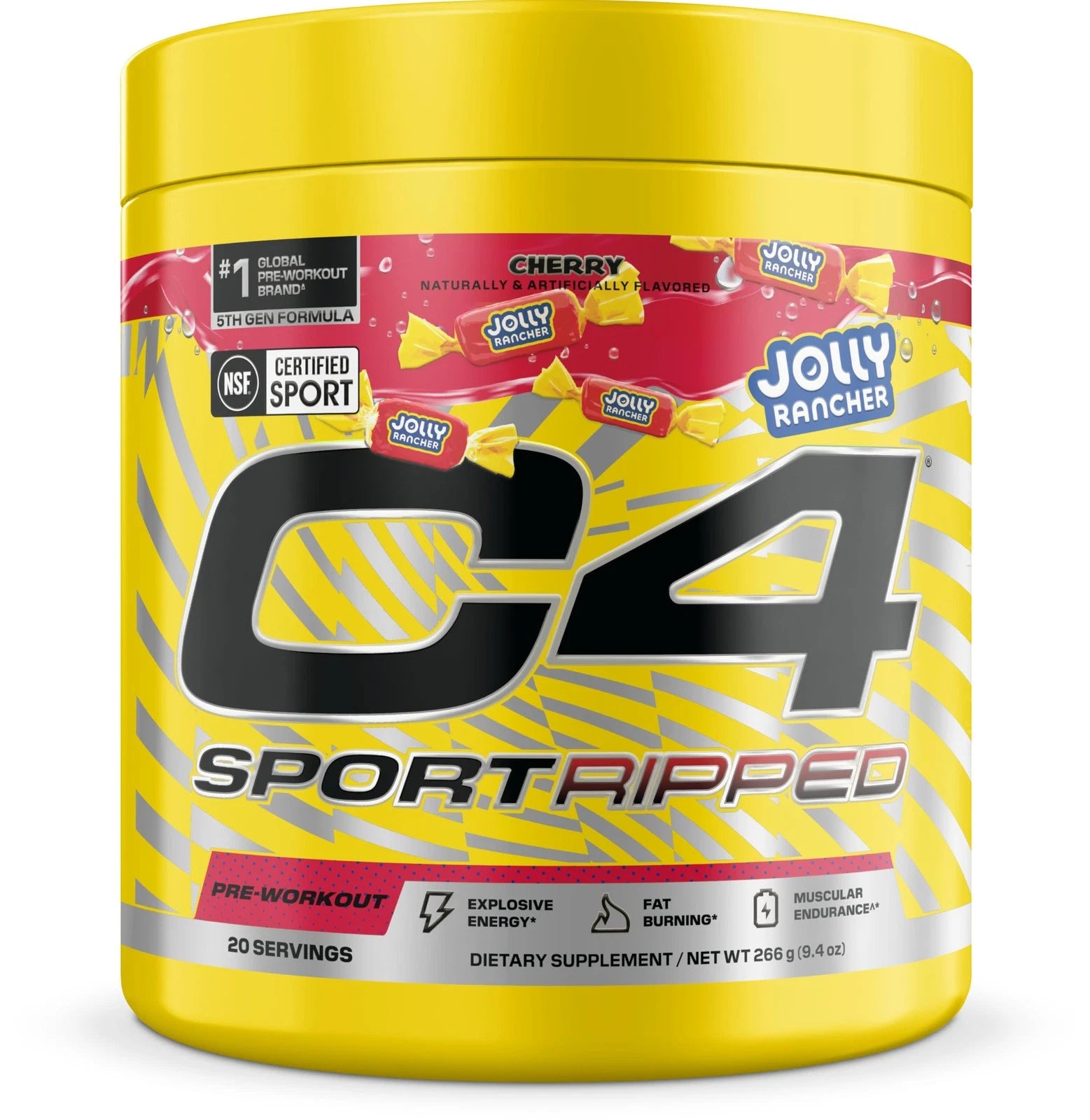 C4-Sport Ripped Pre Workout Powder by C4