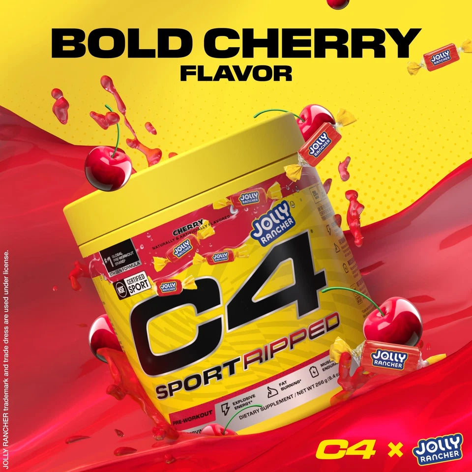 C4-Sport Ripped Pre Workout Powder by C4