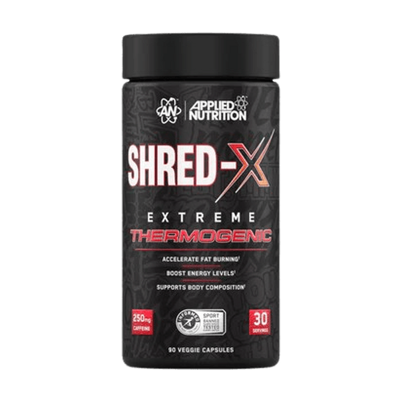 Shred X Ultimate Fat Burner Capsules Plant Based Thermogenic Formula For Vegans Halal Certified - Right Dose supplements