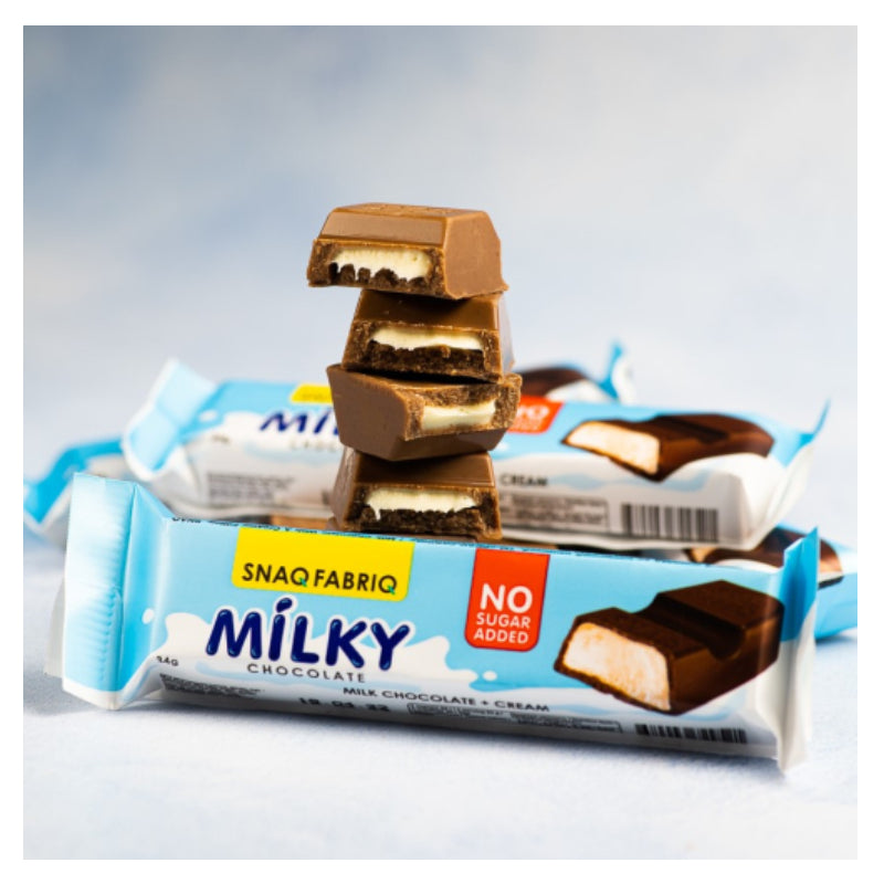 Snaq Fabriq Indulgent Milk Chocolate Bars with Creamy Filling by SANQ FABRIQ
