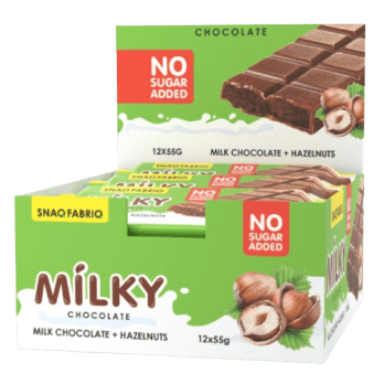 Snaq Fabriq Milk Chocolate with Filling 55 G by SANQ FABRIQ