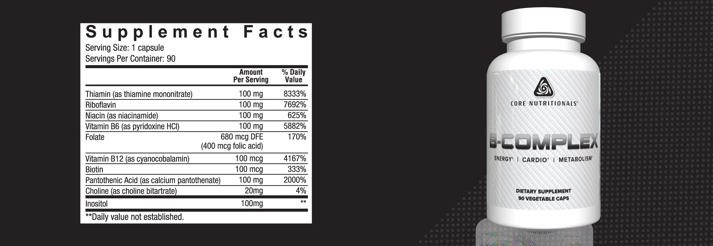 Core Nutritionals B-Complex