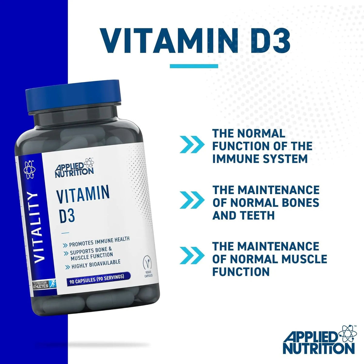 Applied Nutrition Vitamin D3 90 Caps