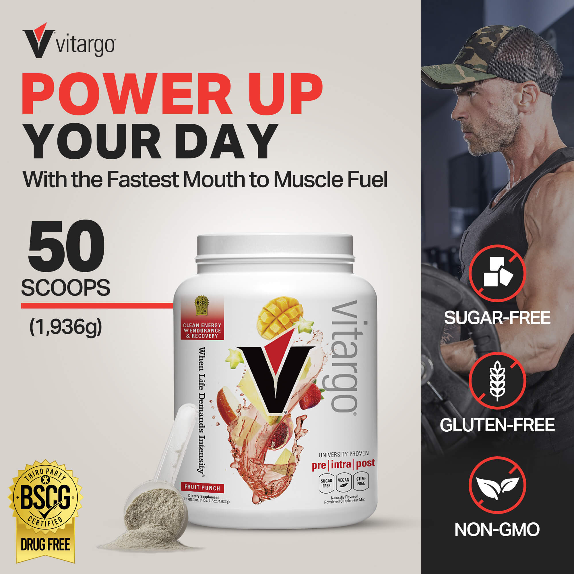 Vitargo Premier Carbohydrate Fuel For Athletic Performance 50 Servings - Right Dose supplements