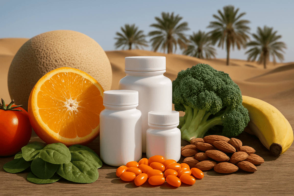 Essential Vitamins for UAE Climate: What Your Body Needs - Right Dose supplements