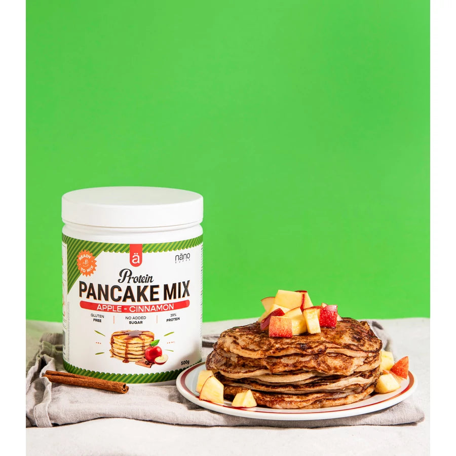 Nano Supps Protein Pancake Mix for Athletes High Protein Forty Percent Gluten Free No Added Sugar by NANO SUPPS