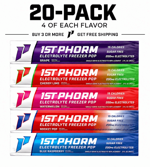 1st Phorm Electrolyte Freezer Pops (20 Pops)