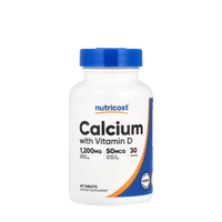 Nutricost Calcium + Vitamin D3 Tablets by NUTRICOST