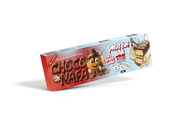 Choco Nafa Protein Bar By Kindora For Active Lifestyles Creamy Center Chocolate Coated High Protein Snack by CHOCONAFA