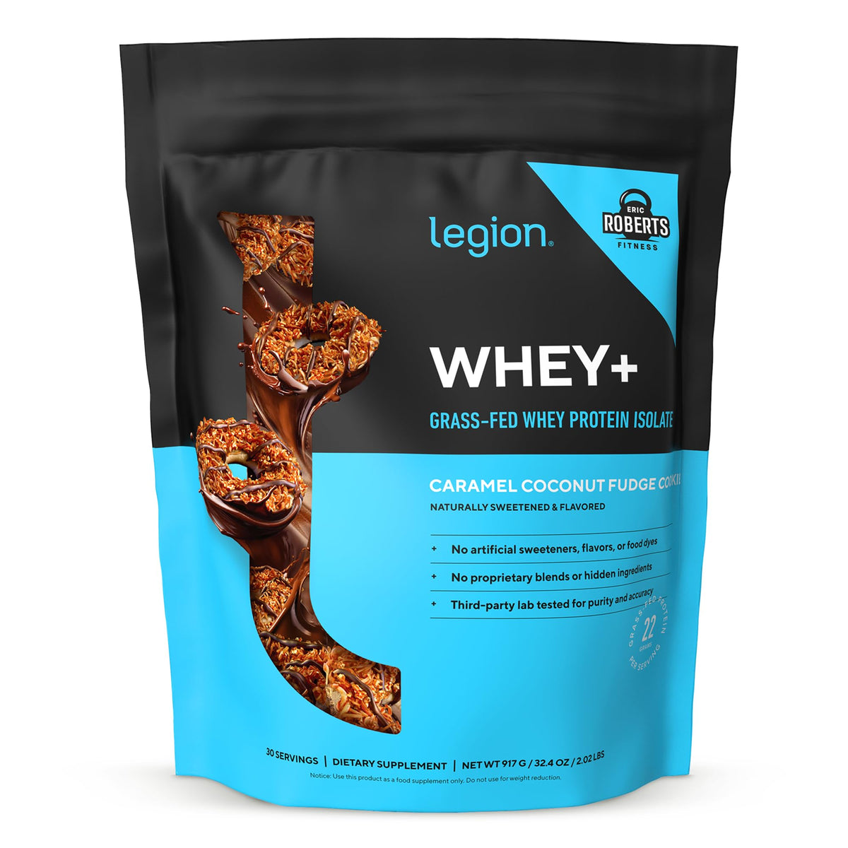 Legion Whey+ Grass-Fed Whey Protein Isolate