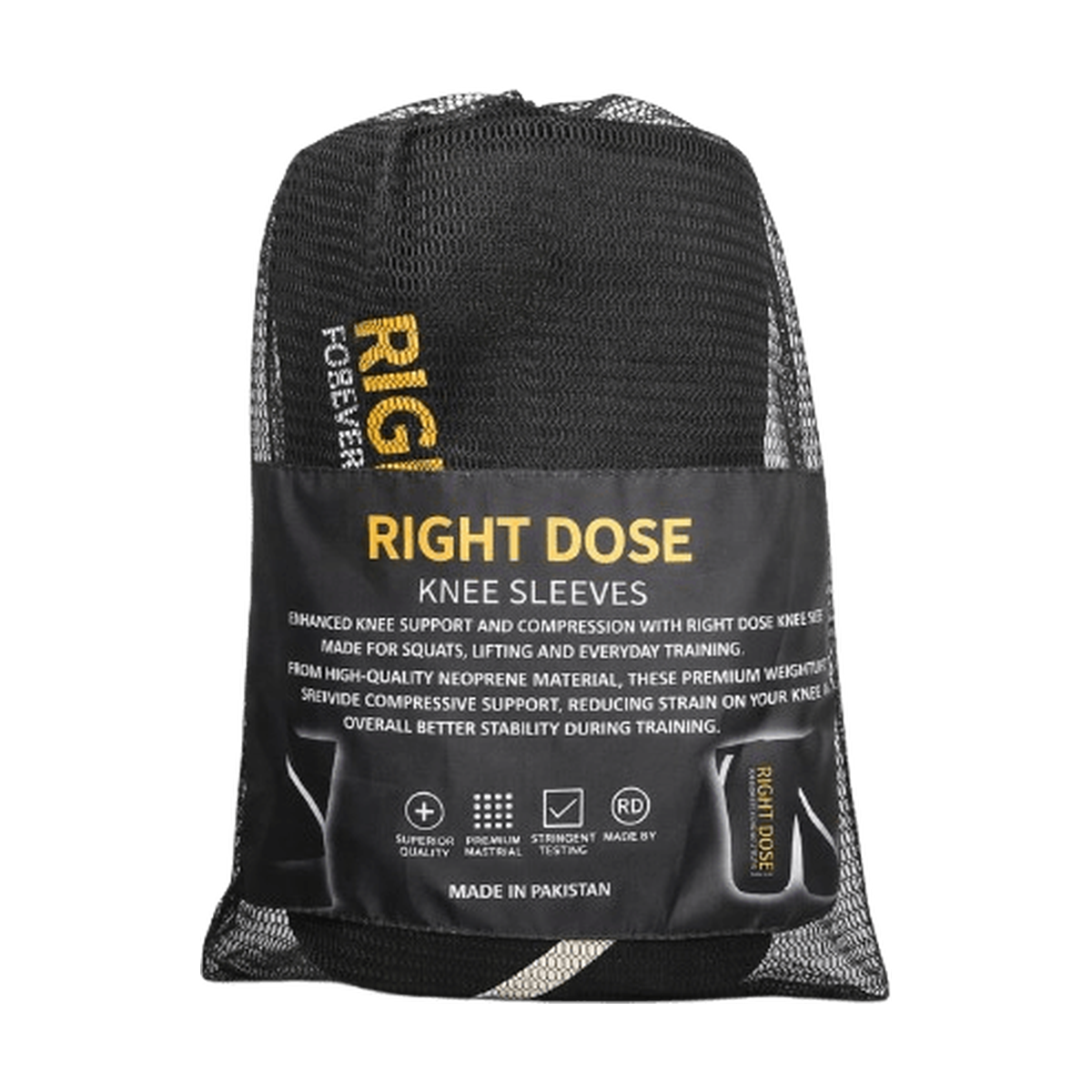 7mm Neoprene Knee Sleeves for Athletes with Compression and Joint Support - Right Dose supplements