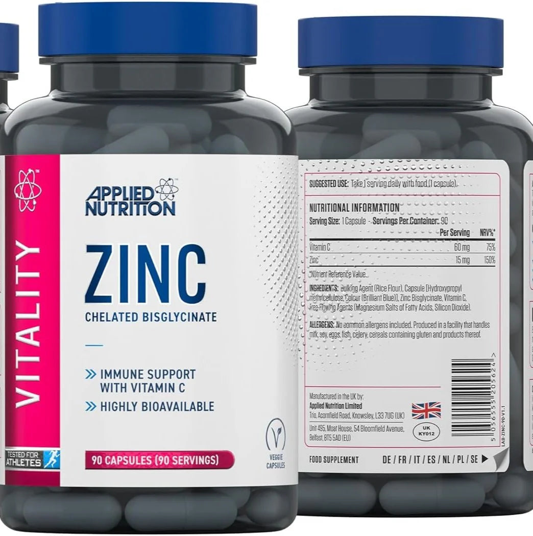 Zinc Capsules by APPLIED NUTRITION