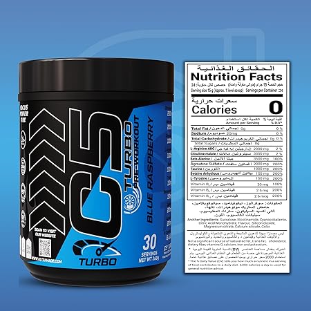 C5 TURBO Pre-Workout Powder
