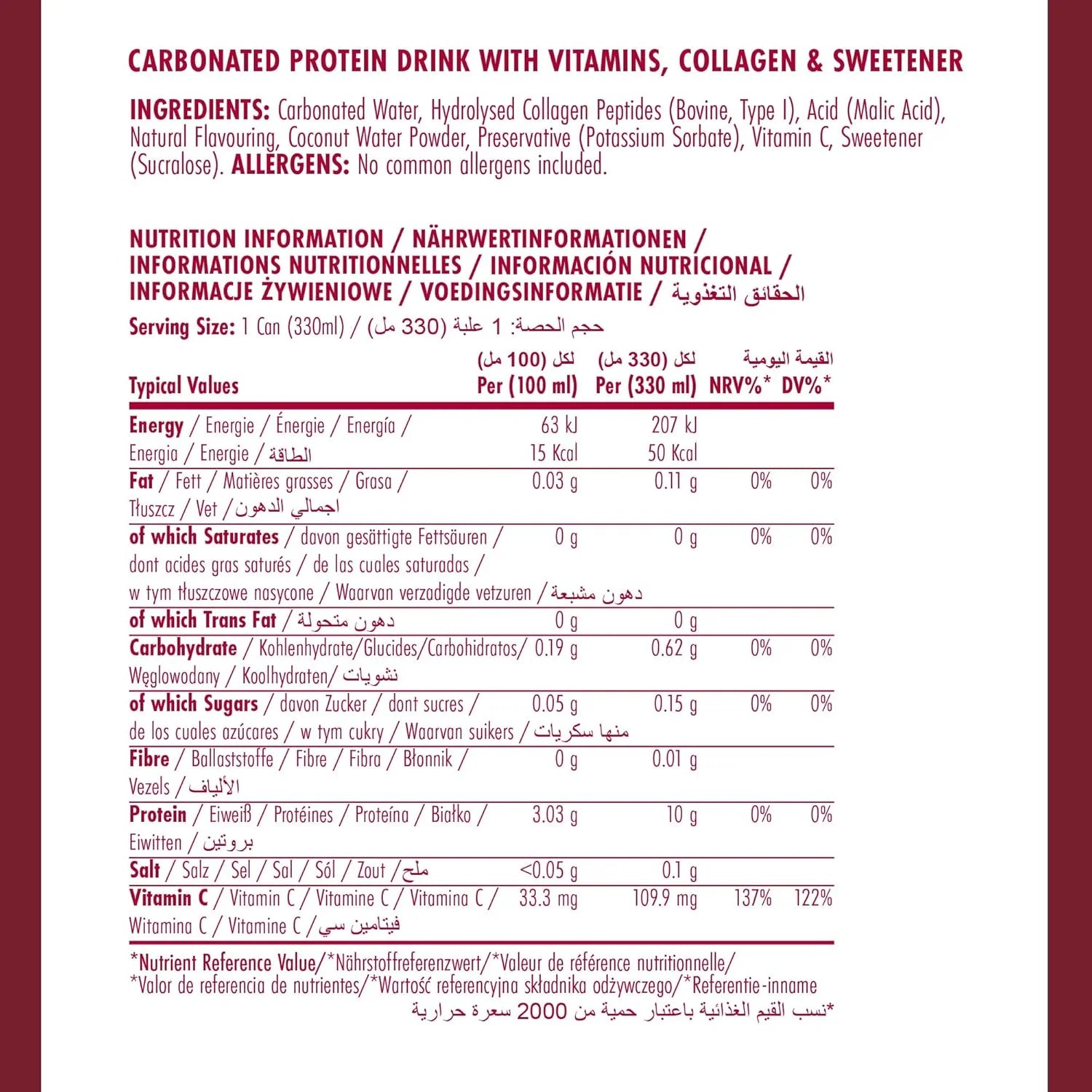 Applied Nutrition Orange Zest Zero Sugar Protein Water by APPLIED NUTRITION