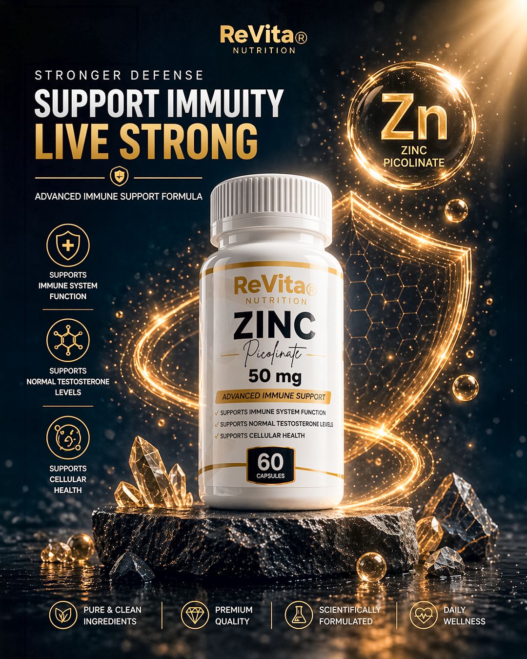 ReVita NUTRITION ZINC PICOLINATE 50MG by ReVita Nutrition